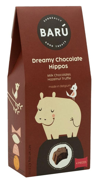Dreamy Chocolate Hippos Hazelnut Truffle, 60gr