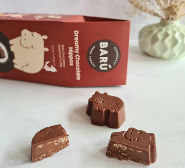 Dreamy Chocolate Hippos Hazelnut Truffle, 60gr