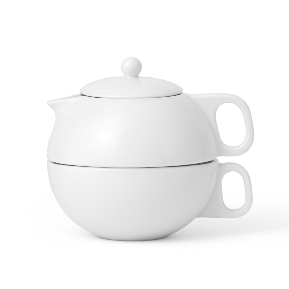 Jaimi Tea For One + Filter 300 ml, Pure White