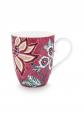 Mug Large Flower Festival Dark Pink 350 ml